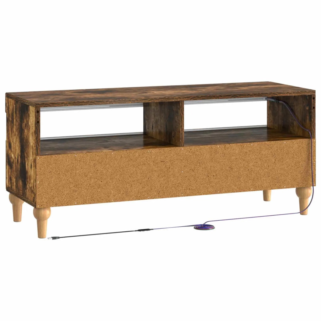 Mobile TV LED Rovere Fumo Legno ingegnerizzato 896330