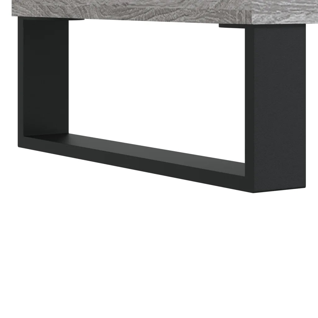 2 pz Tavolini salotto | Tavolino da caff¨¨ | Tavolino da Soggiorno Grigio Sonoma 50x46x35cm Legno Multistrato