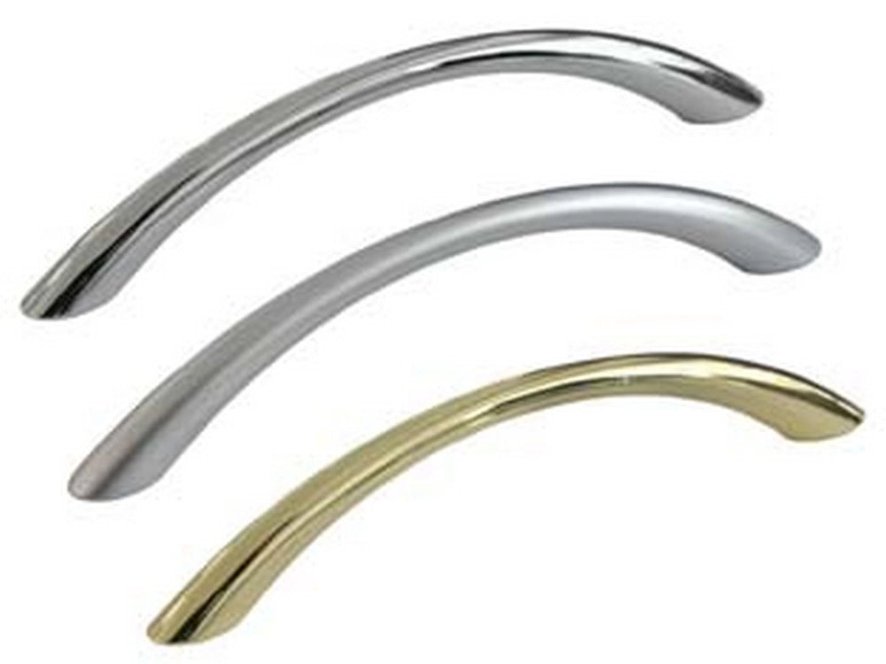10pz maniglie per mobili fisse mod.up82 in zama - interfori mm.96 cromo opaco cod:ferx.fer347242