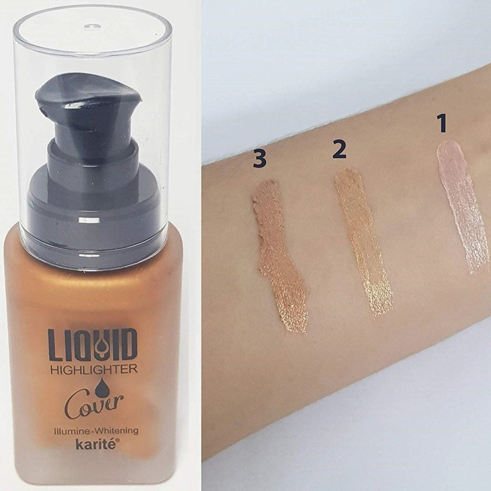 Trade Shop - Primer Illuminante Liquido Viso Beige 02 Trucco Highlighter Cover Make Up28ml -