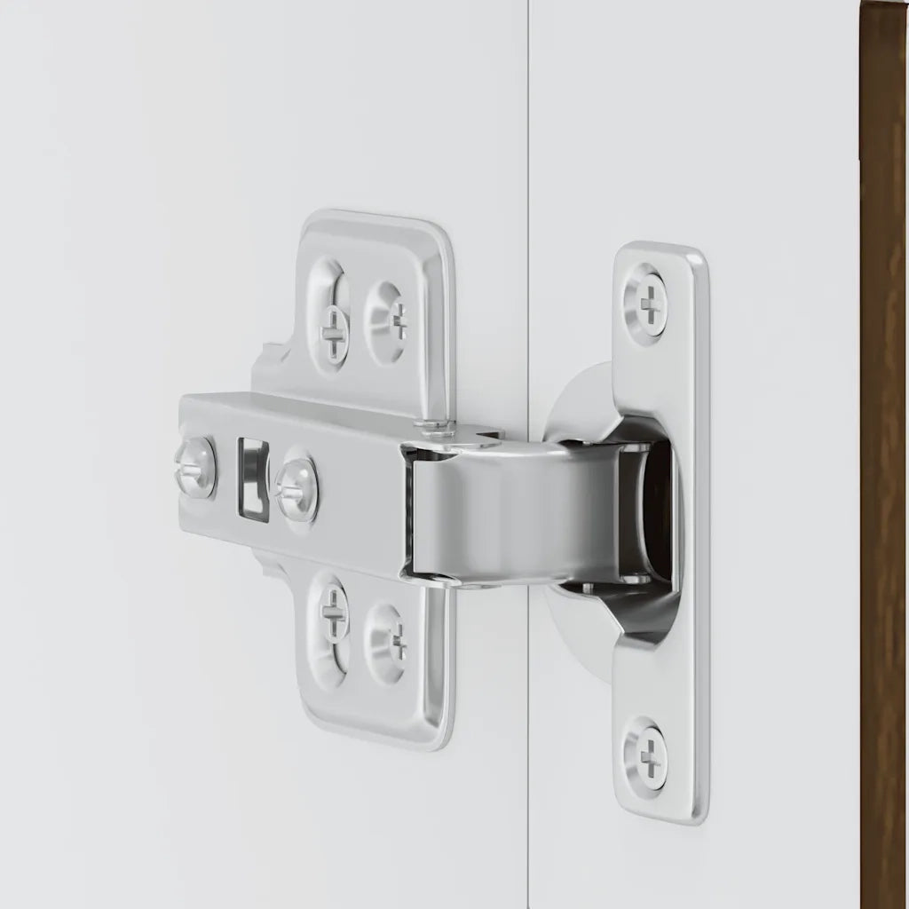 Pensile da Cucina con Porta in Vetro-Mobile Cucina da Parete Porto Rovere Marrone 700823