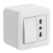 CASSETTA FIXA DA PARETE P/INT. 1 BIP+DEVIAT. BCA- ELECTRALINE- 1,0 pz
