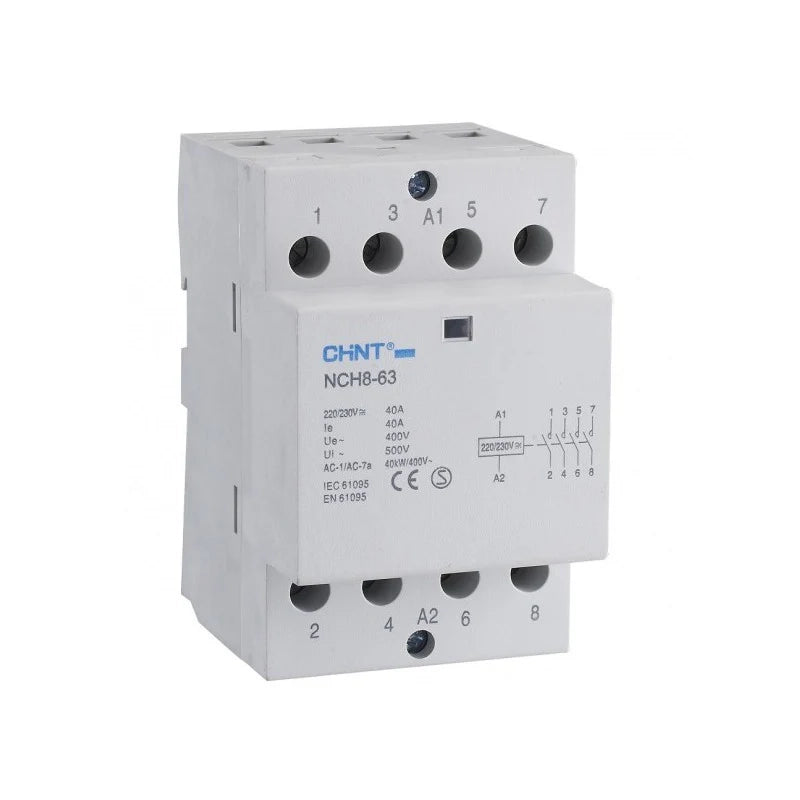 Chint - Contattore modulare 40A 4NA 230VA - Chint 256099