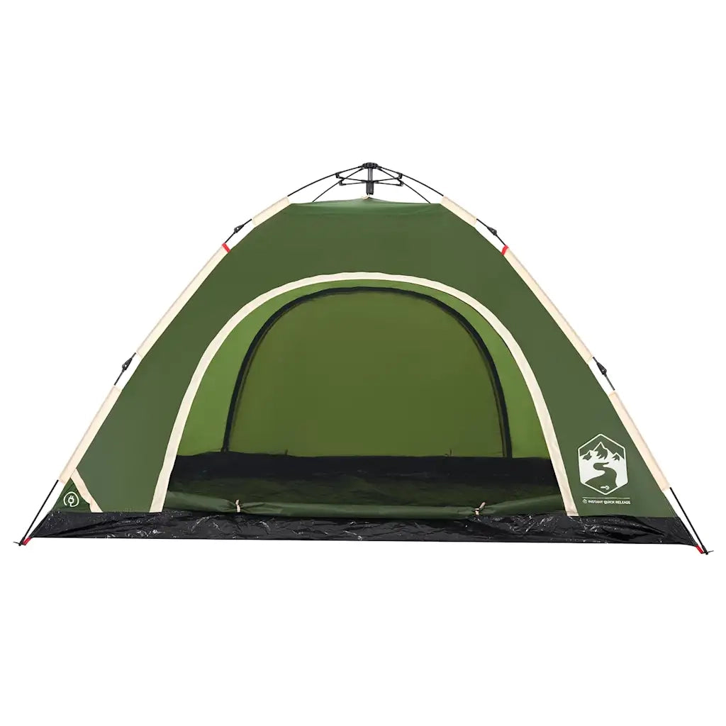 Tenda da Campeggio 5 Persone-Tenda per Escursionismo Verde a Rilascio Rapido