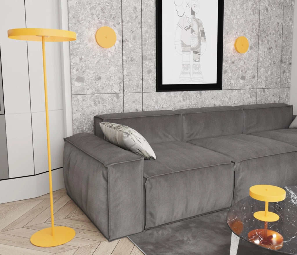 Lampada da tavolo moderna arancione NEMO Emibig 2xG9