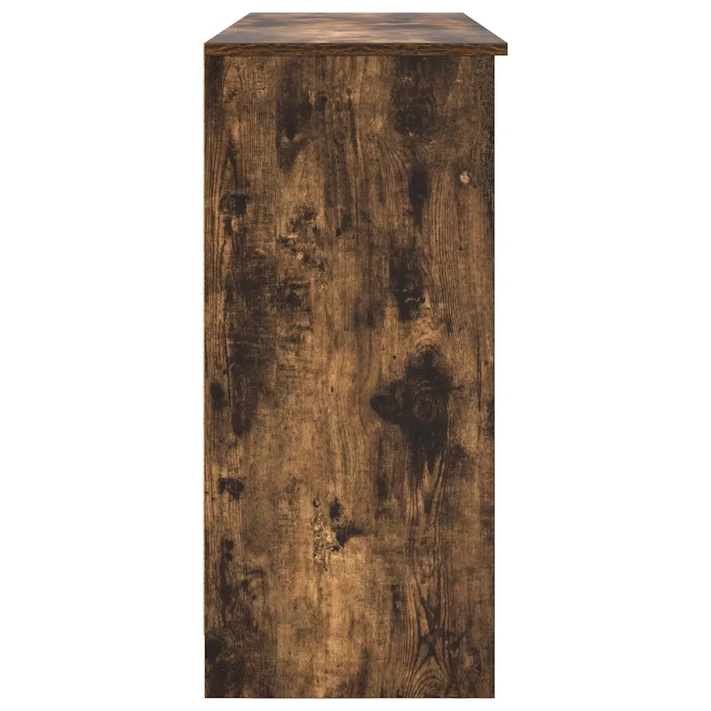 Credenza con Cassetto-Buffet-Armadio da cucina Rovere Fumo 101x35x76 cm in Truciolato
