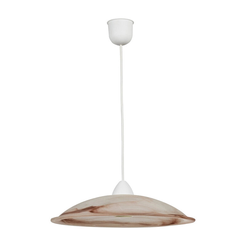 LAMPADA SOSP DUNA 40 1XE27 ALABASTRO TABACCO- 1,0 pz