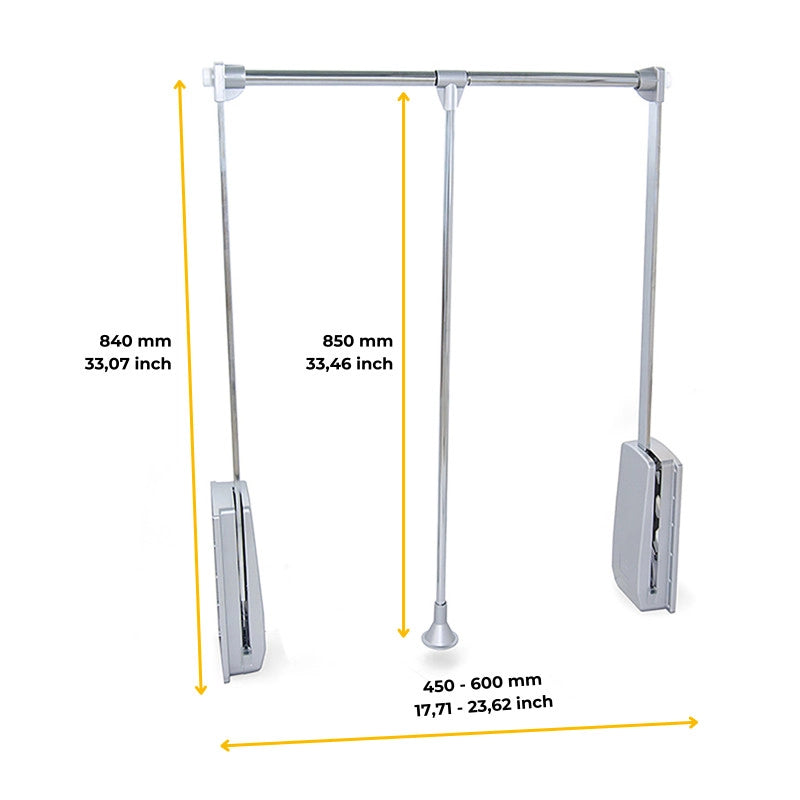 Lotto di 5 maniglie per mobili Bergen, L173mm, interasse 160mm, Alluminio, Verniciato oro