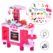 Cucina Giocattolo con Luci e Suoni ¨C Xylo ¨C Rosa 78x29x87 cm con 38 Accessori