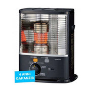 Stufa a petrolio stoppino RX2485 2,4 kW – camera migliorata, sistema spegnimento rapido – ideale per 30 m2 – Tecno Air System