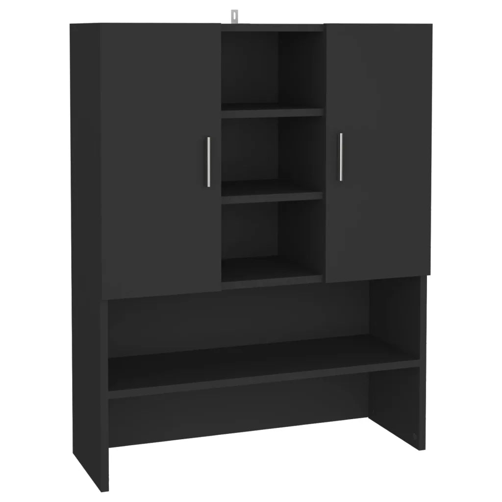 Mobile per Lavatrice Nero 70,5x25,5x90 cm CFW4075768