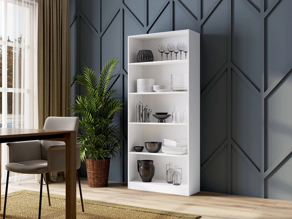 Scaffale ONYX R80 bianco libreria moderna