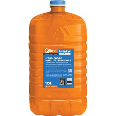 COMBUSTIBILE STUFA RADIANTE KRISTAL QLIMA  TAPPO BLU LT 10
