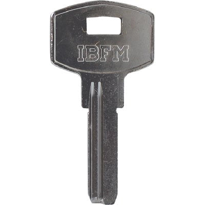 CHIAVE PUNZONATA IBFM K-2402 ORIGINALE - OTTONE NICHELATO- 10 pezzi