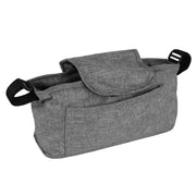 Organizer per Passeggino per Animali Grigio con Cinghie a Strappo e Tasche
