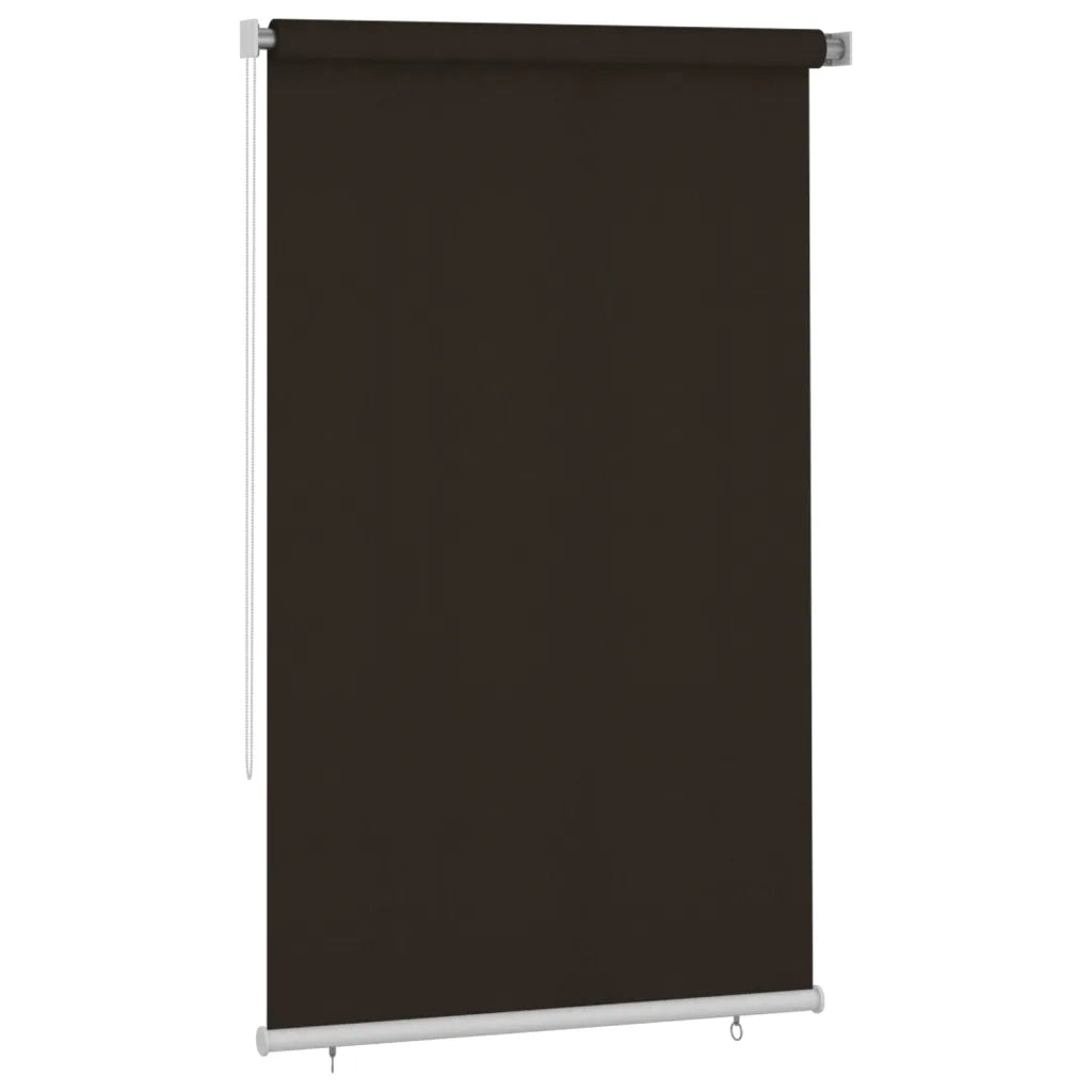 Tenda a Rullo per Esterni 140x230 cm Marrone HDPE 312982