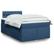 Giroletto a Molle con Materasso Blu 120x200 cm in Tessuto 3288960