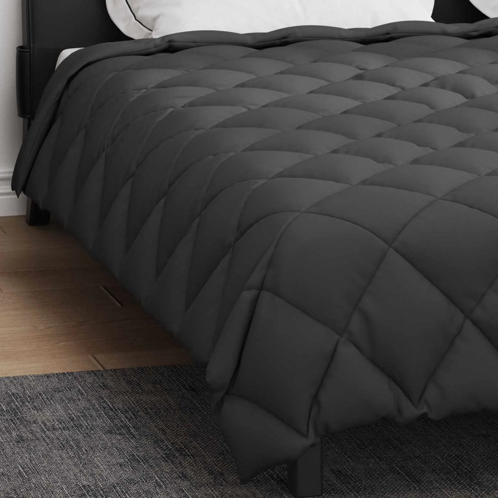 Duvet Invernale Antracite 200 x 220 cm Microfibra 42025652
