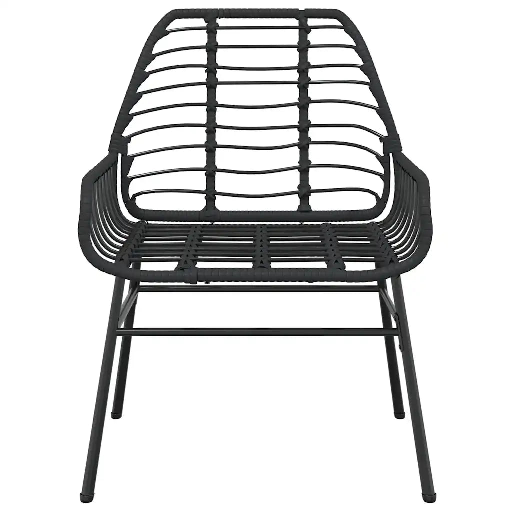 Set da Pranzo da Giardino 9 pz Polyrattan Vetro 3334540