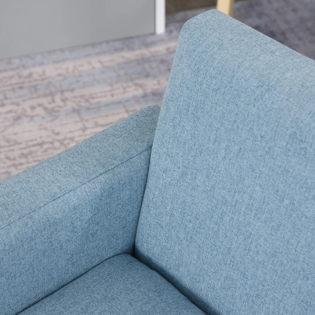 Poltrona per Bambini ¨C Minimal ¨C Blu, Tessuto, Legno