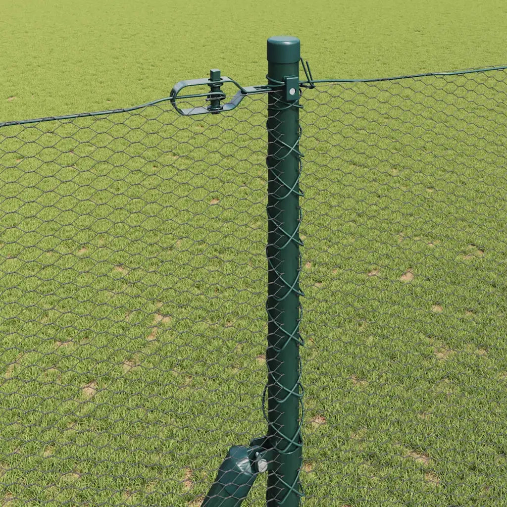 Palo della recinzione Verde 25 x 1,6 m (maglia da 13 mm)