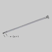 FLESSIBILE INOX PER MONOCOMANDO CORTO  F 3/8 x M 10 cm 50     MADE IN ITALY