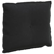 Cuscino per Schiena | Cuscino dorsale Nero 60 x 50 cm Tessuto in Cords