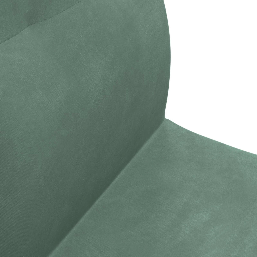 Sedia da Pavimento Verde Mare 46 x 50 x 61 cm Velluto 42028182
