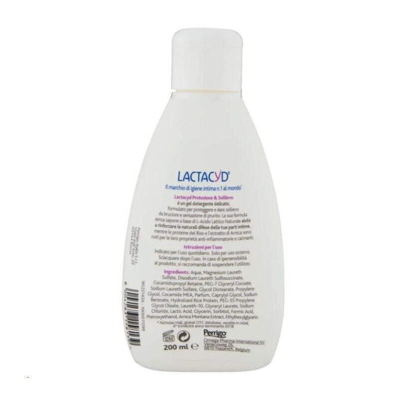 LACTACYD PROTEZIONE & SOLLIEVO DETERGENTE INTIMO PER PELLI IRRITATE 200 ML