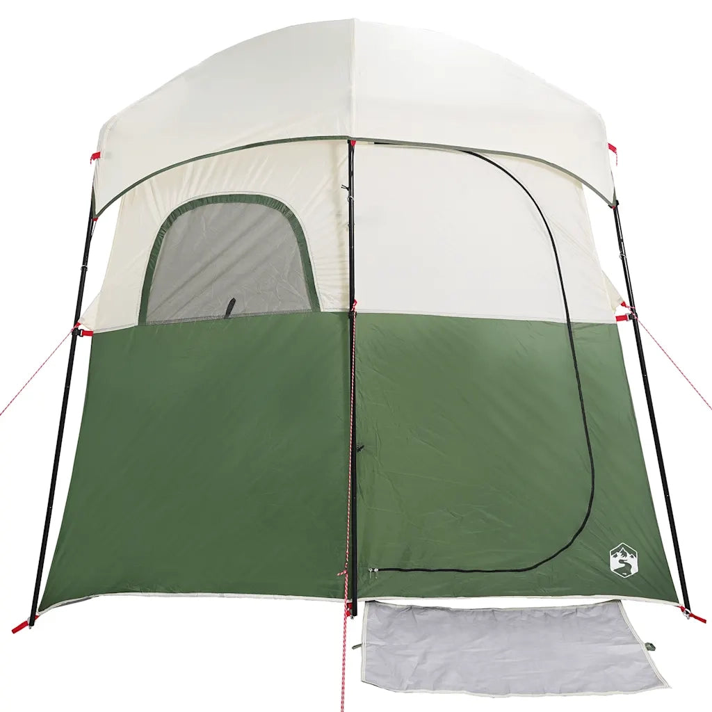 Tenda da Doccia per 2 Persone-Tenda Doccia Portatile Verde Impermeabile