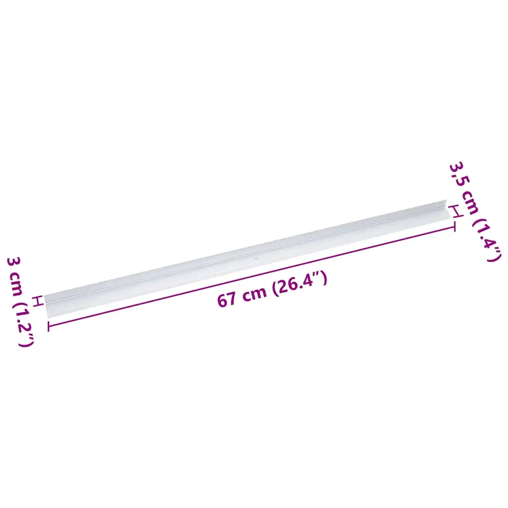 Paragradini 30 pcs Argento 67 x 3.5 x 3 cm Alluminio 4013474