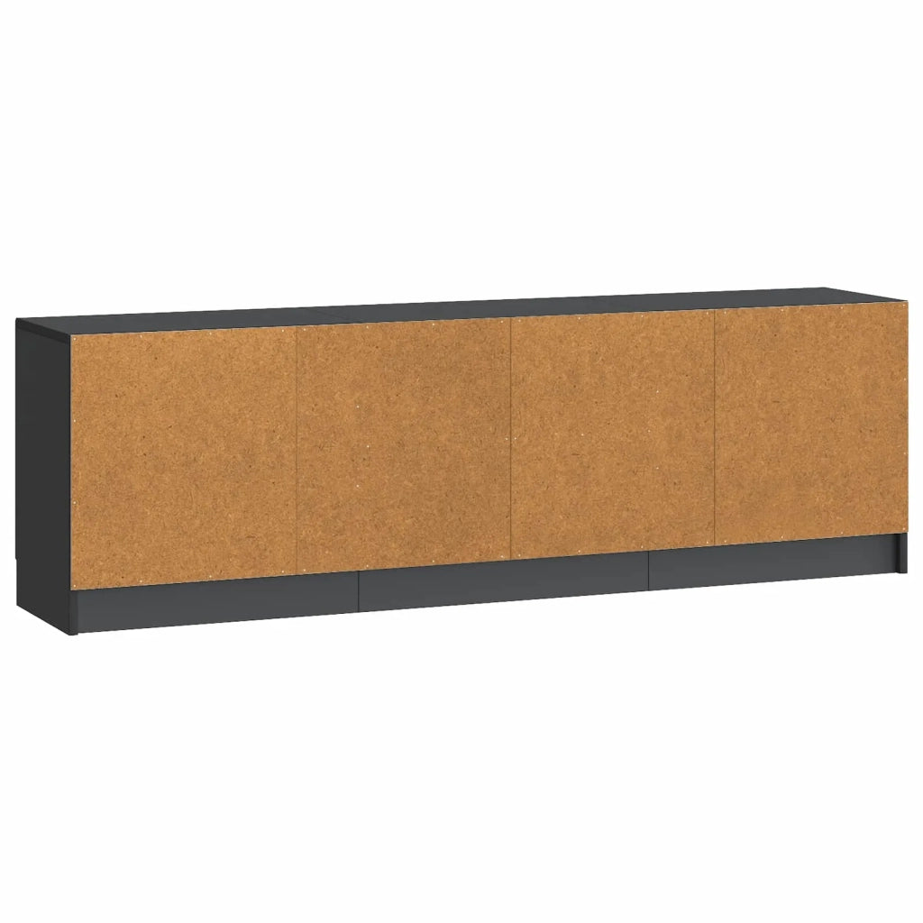 Mobile TV-Credenza per TV Nero 150 x 31 x 47 cm Legno ingegnerizzato 483454