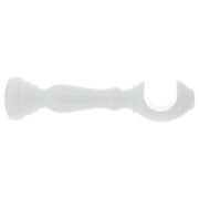 SUPPORTO LEGNO PER BASTONE BIANCO 25 CM 2 PZ- 1,0 coppie
