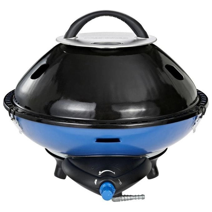 Campingaz 2000025701 Party Grill 600 Fornello da Campeggio a Gas 4000W Accensione Piezoelettrica Treppiede Termometro colore Nero