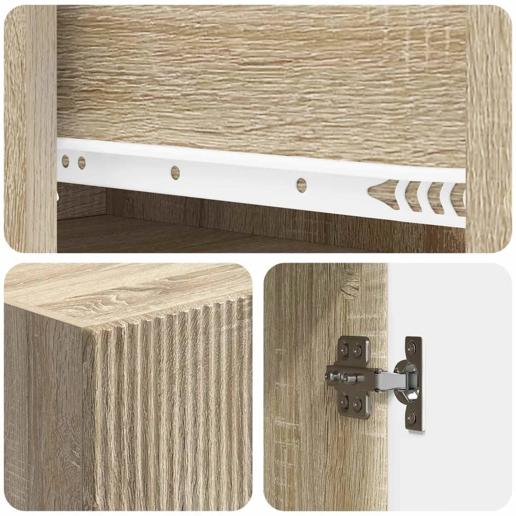 Set di armadi 2 pcs 33 x 34,5 x 90 cm Legno ingegnerizzato 3416567