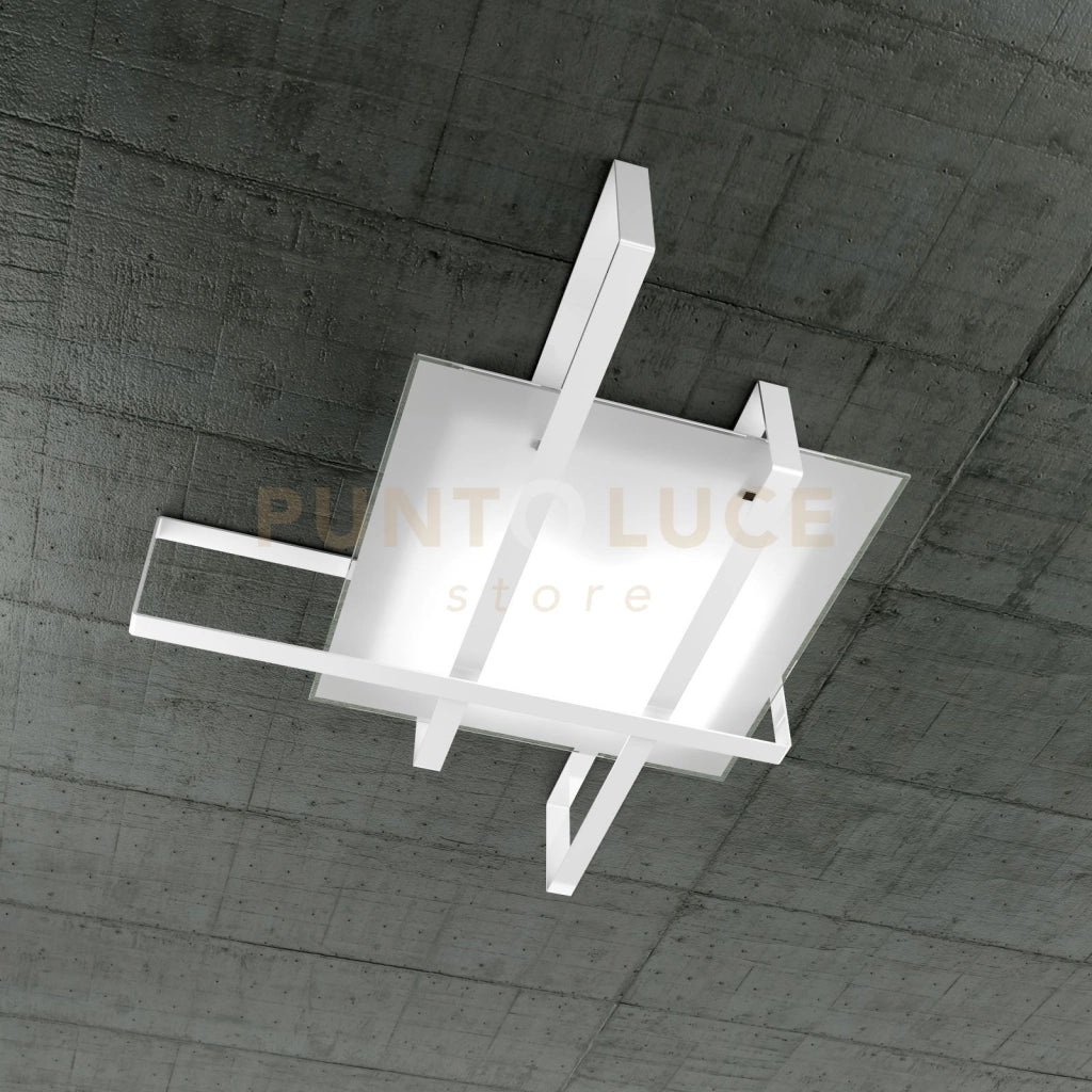 CROSS PLAFONIERA 100 4 LUCI BIANCO 1106-100-BI
