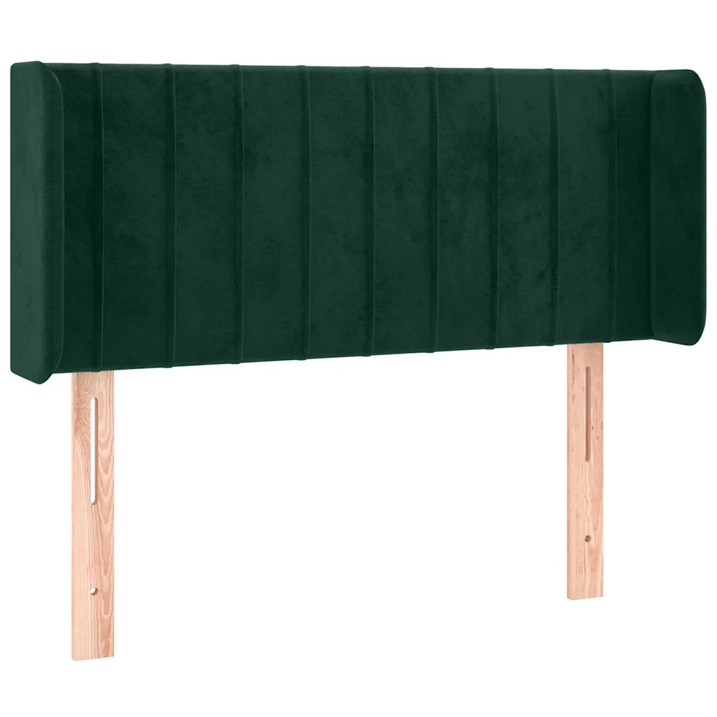 Testiera | Testata a LED Verde Scuro 83x16x78/88 cm in Velluto