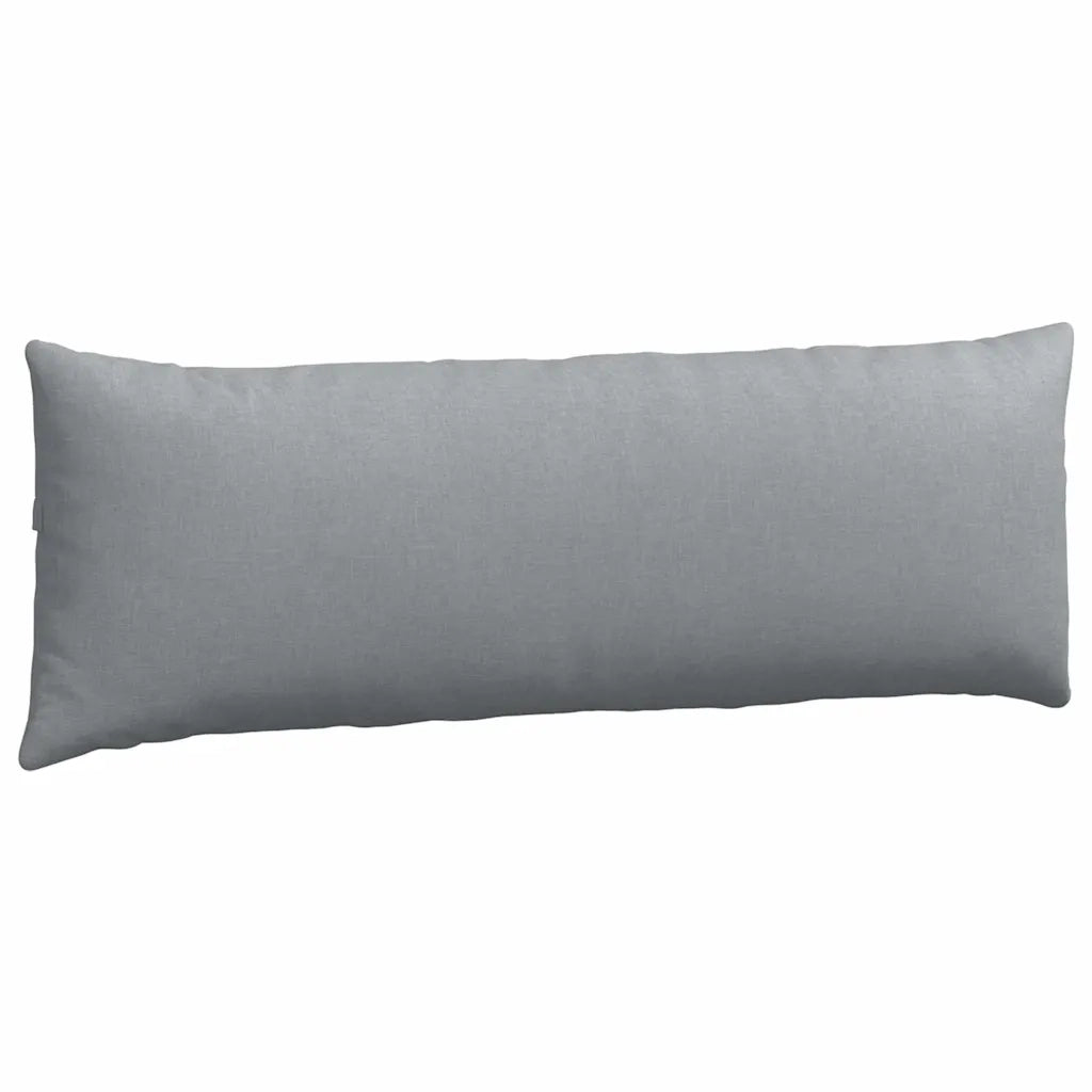 Cuscini da Divano 2 pcs Grigio chiaro 120 x 40 cm Tessuto 42013782