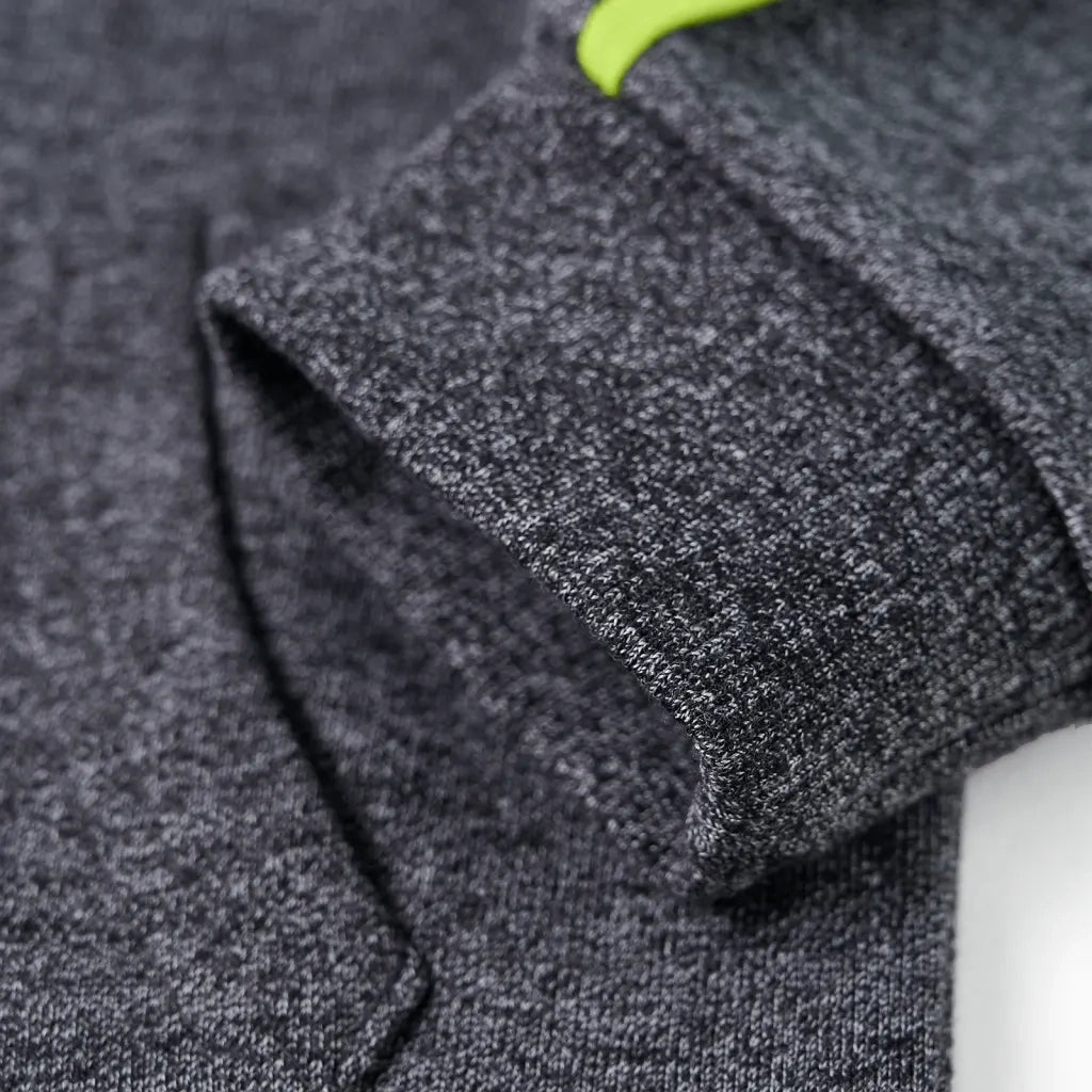 Felpa con Cappuccio e Cerniera per Bambini Grigio M¨¦lange 104