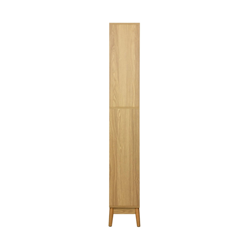 Colonna di stoccaggio per bagno vintage, 3 ripiani, frassino