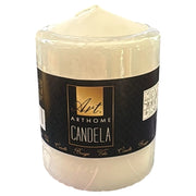 CANDELA CILINDRICA 10X7.5CM BIANCA