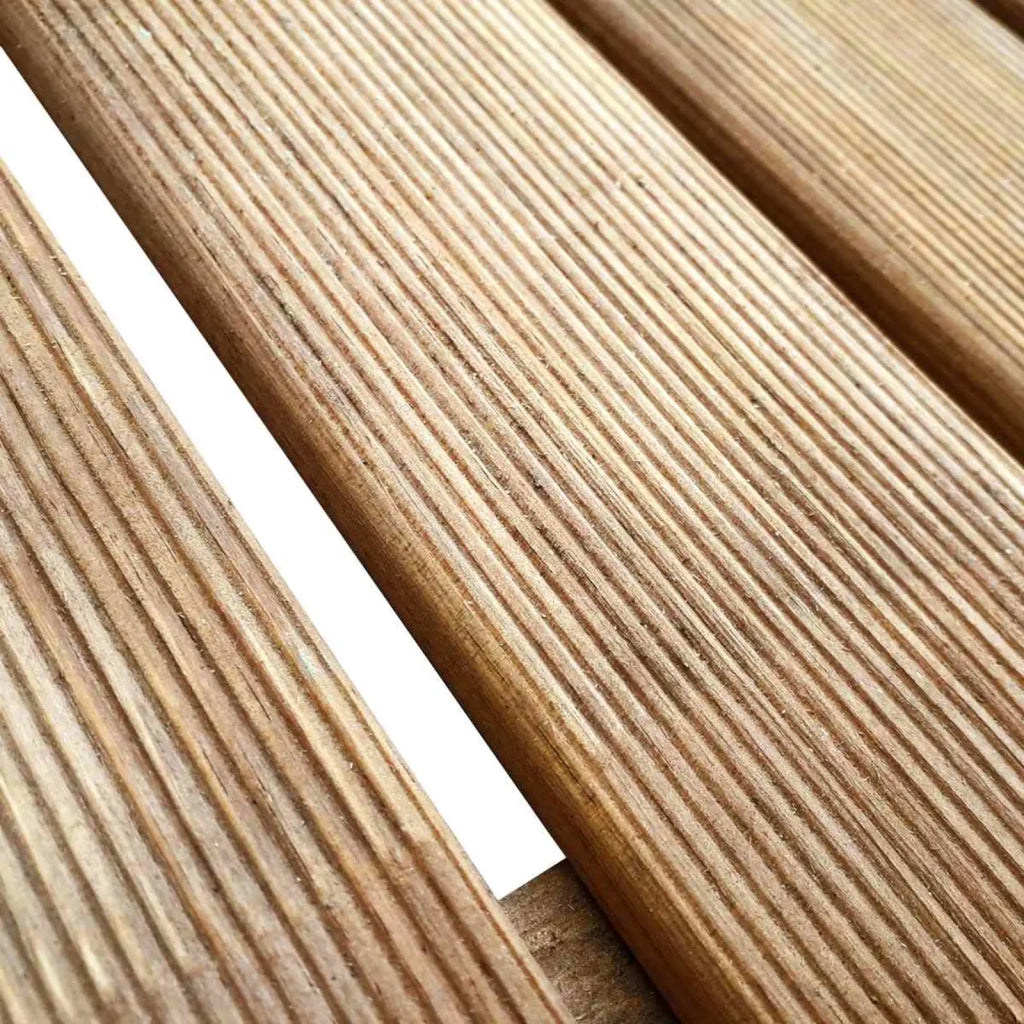 Piastrella per Decking 12 pcs Marrone 50 x 50 cm 3444823