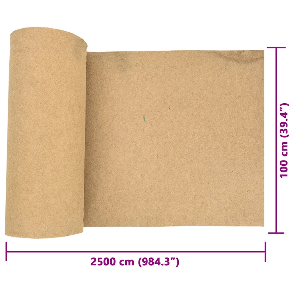 vidaXL Tappetino in Canapa per Roditori 1x25 m 5 mm