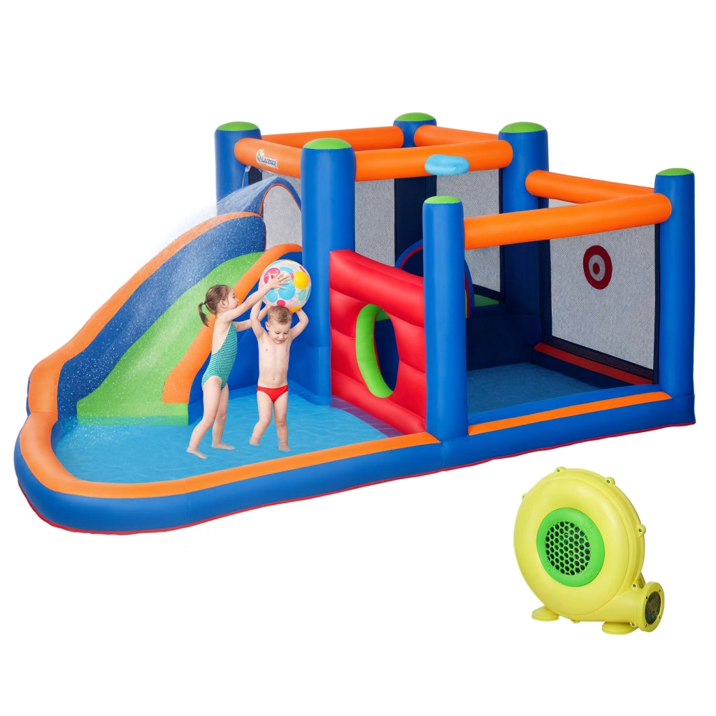 Castello gonfiabile con piscina - Xylo - 380x340x170 cm