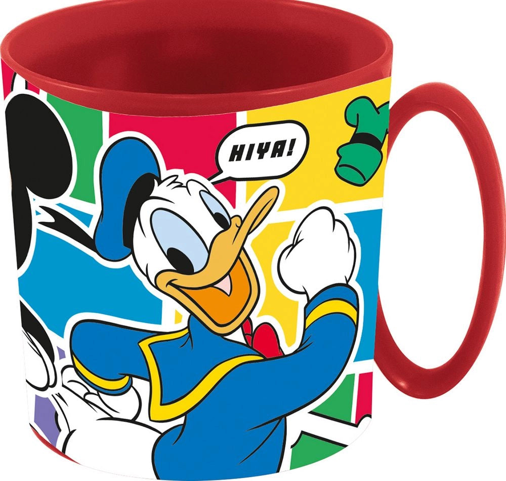 Tazza in plastica adatta a microonde Mickey Mouse Disney 350 ml