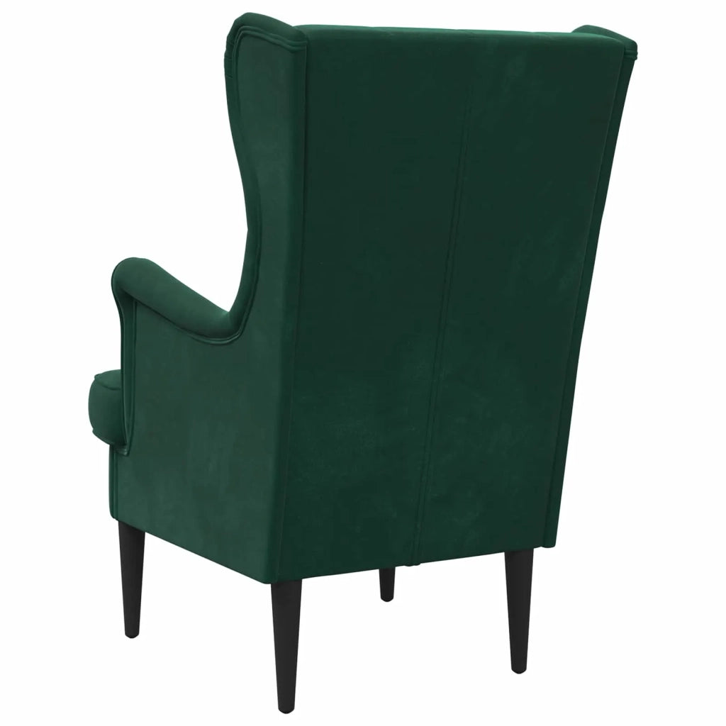 Poltrona Verde Scuro Velluto 42029928