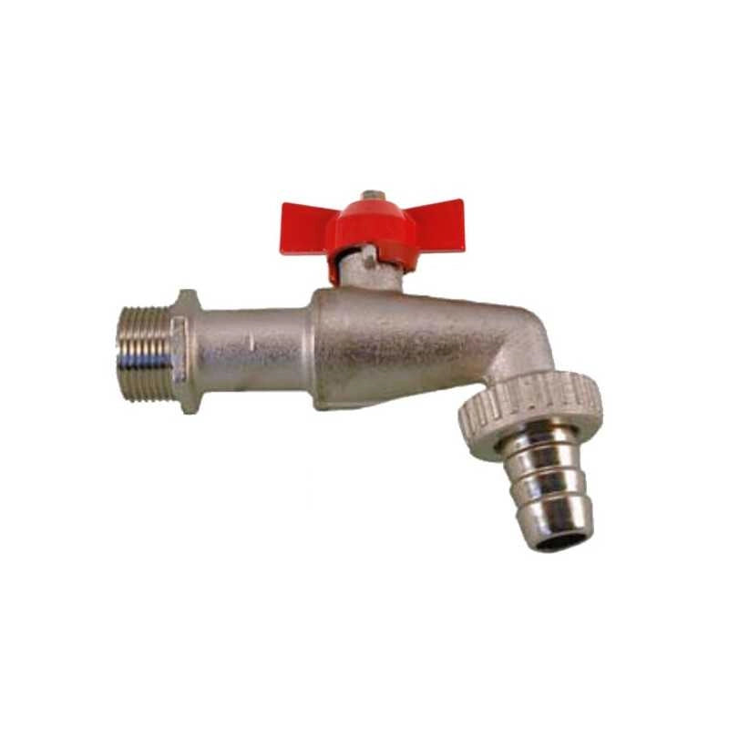 Rubinetto Ottone Sfera 1/2" Farfalla Professional