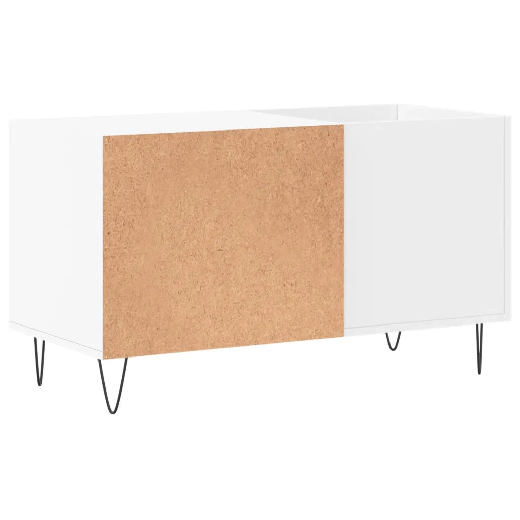 Mobile Porta Dischi Bianco 85x38x48 cm in Legno Multistrato CFW7453654