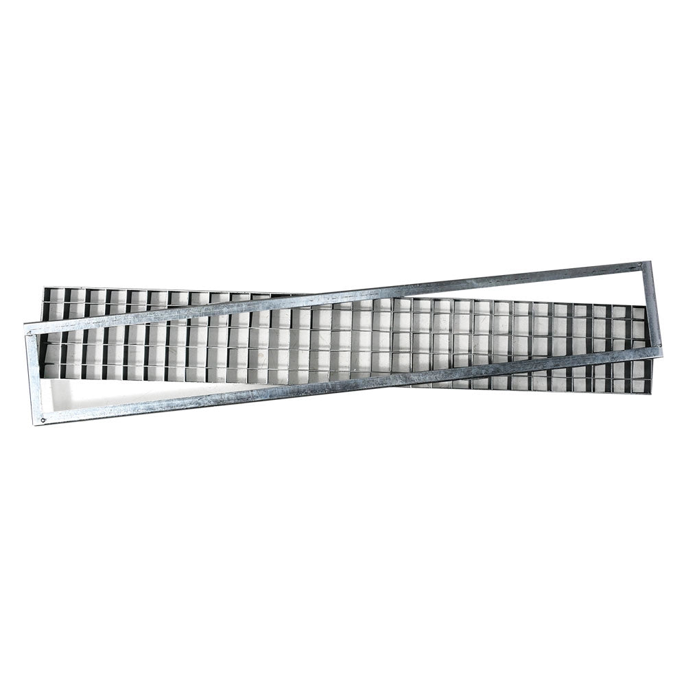 Griglia rettangolare 20x100 cm pedonabile