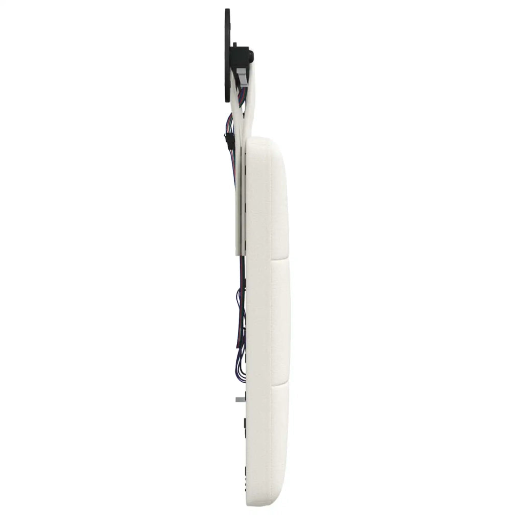 Testiera | Testata sospesa Con luce LED Bianco Similpelle